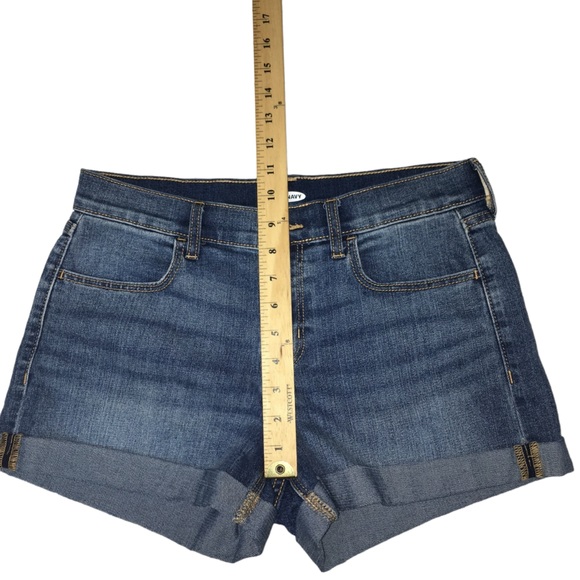 Old Navy Blue Denim Stretch Jean Shorts - Women’s Size 6 - Picture 3 of 12